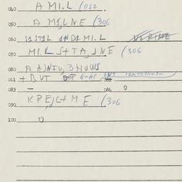 Eastern questionnaire, answ...