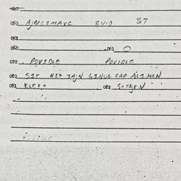 Eastern questionnaire, answ...