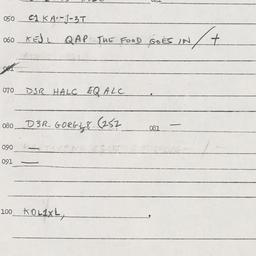 Eastern questionnaire, answ...