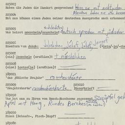 Western questionnaire, answ...