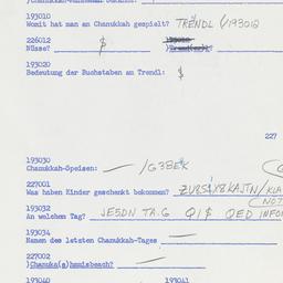 Western questionnaire, answ...