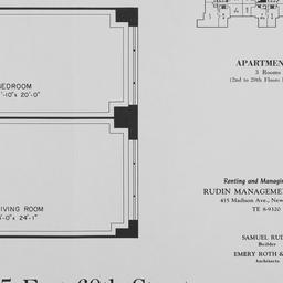 215 E. 68 Street, Apartment V