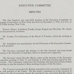 Executive Committee Meeting...