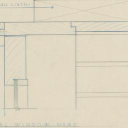 Typical window head section