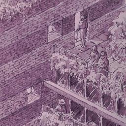 Perspective drawing, detail...