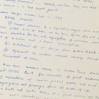 Ted Conant's notes on t...