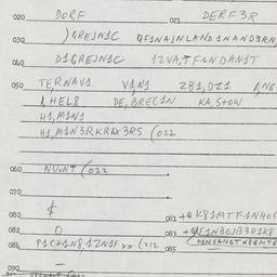 Eastern questionnaire, answ...