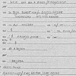 Eastern questionnaire, answ...