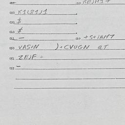 Eastern questionnaire, answ...