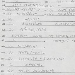Eastern questionnaire, answ...