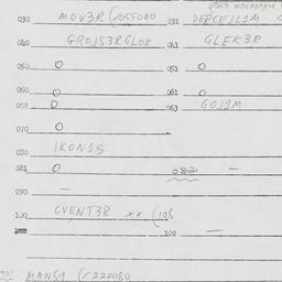 Eastern questionnaire, answ...