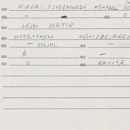 Eastern questionnaire, answ...