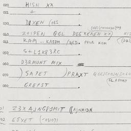 Eastern questionnaire, answ...