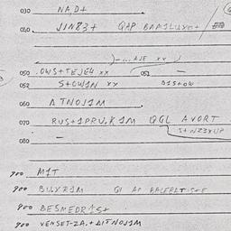 Eastern questionnaire, answ...