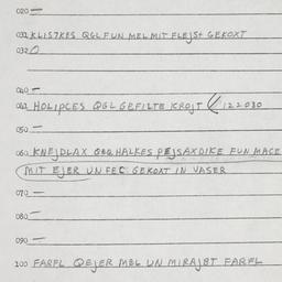 Eastern questionnaire, answ...