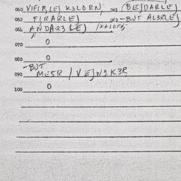 Eastern questionnaire, answ...