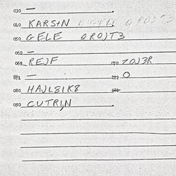 Eastern questionnaire, answ...