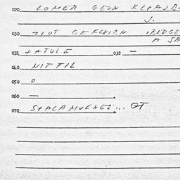 Eastern questionnaire, answ...