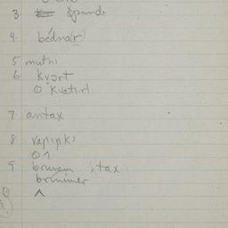 Eastern questionnaire, blue...