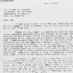 Letter from Charles Dollard...