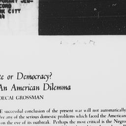 Article by Mordecai Grossma...