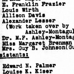 List of Guy B. Johnson'...