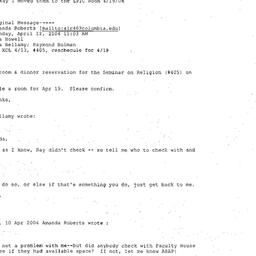 Correspondence, 2004-04-12....
