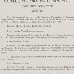 Executive Committee Meeting...