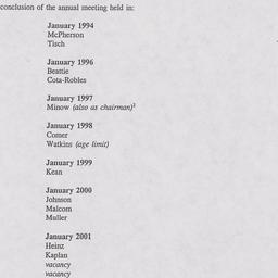Nominating Committee