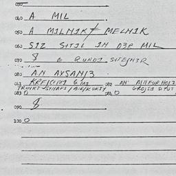 Eastern questionnaire, answ...