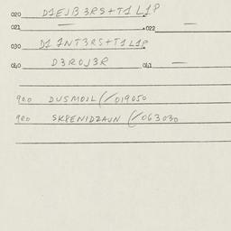 Eastern questionnaire, answ...