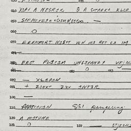 Eastern questionnaire, answ...