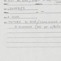 Eastern questionnaire, answ...