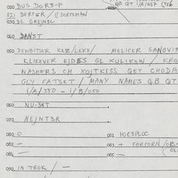 Eastern questionnaire, answ...