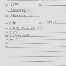Eastern questionnaire, answ...