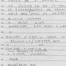 Western questionnaire, answ...
