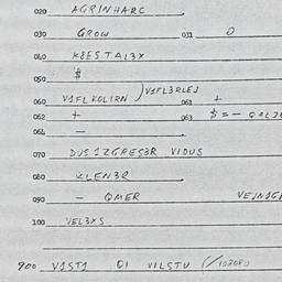 Eastern questionnaire, answ...