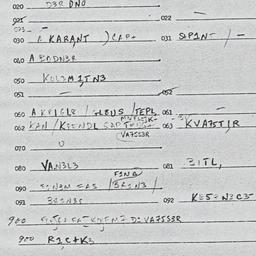 Eastern questionnaire, answ...