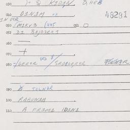 Eastern questionnaire, answ...