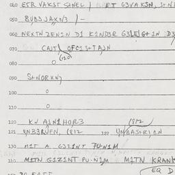 Eastern questionnaire, answ...
