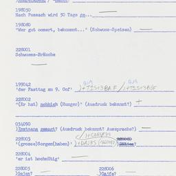 Western questionnaire, answ...