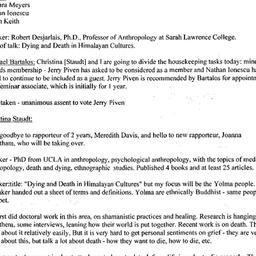 Minutes, 2004-05-12. Death,...