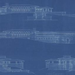 Working drawing #3: South, ...