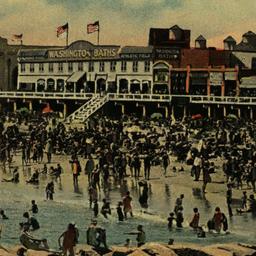 Bathing Scene Front of Chil...