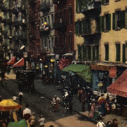 Street Scene of the Ghetto,...