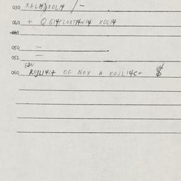 Eastern questionnaire, answ...