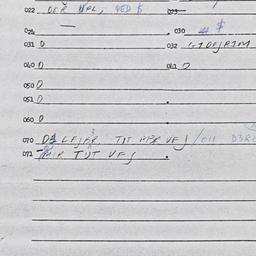Eastern questionnaire, answ...