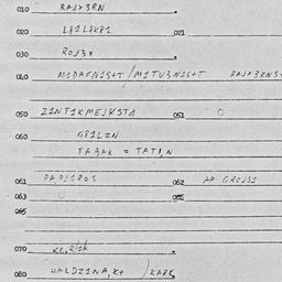 Eastern questionnaire, answ...