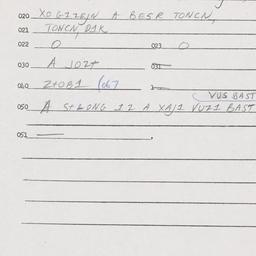Eastern questionnaire, answ...