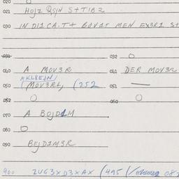 Eastern questionnaire, answ...
